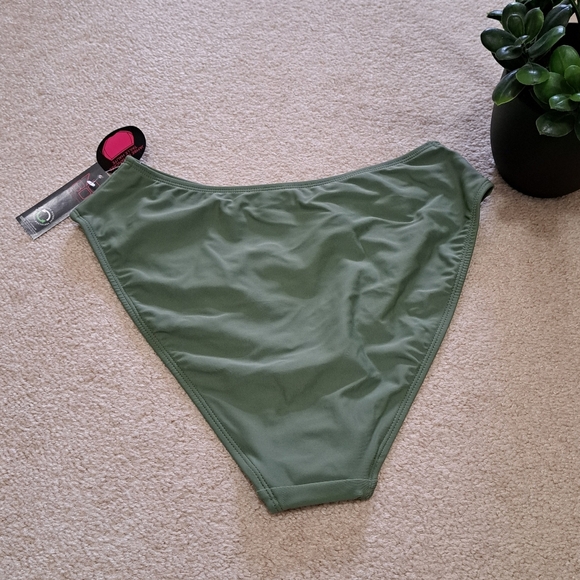 ❤️ No Boundaries Swim Bottoms Women's Green Bikini Bottoms Various Sizes NWT - Picture 5 of 8
